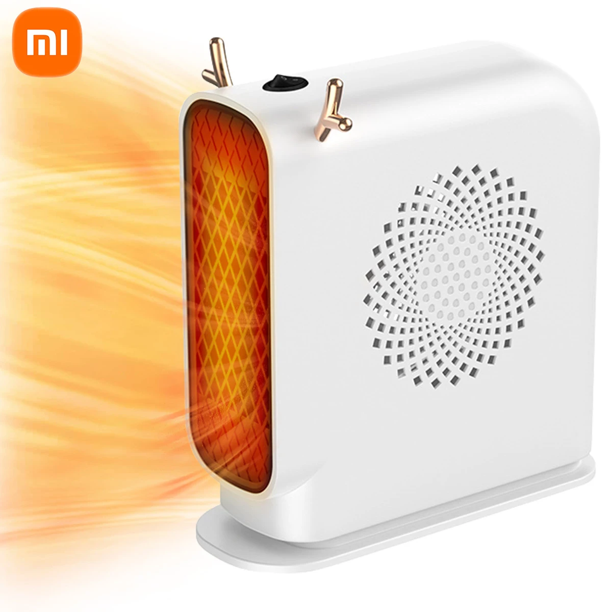

Xiaomi Electric Heater Space Heater Fan Portable Desktop Air Heating Circulation Tower Fan Room Heater Regulating Air Heate