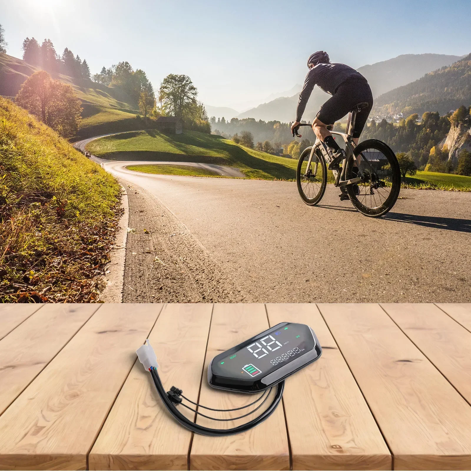 Улучшенный дисплей контроллера двигателя для электроскутера EBike 48 В 60 в 72 широкая
