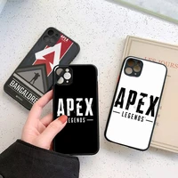 apex legends game phone case for iphone 13 12 11 7 8 plus mini x xs xr pro max matte transparent cover