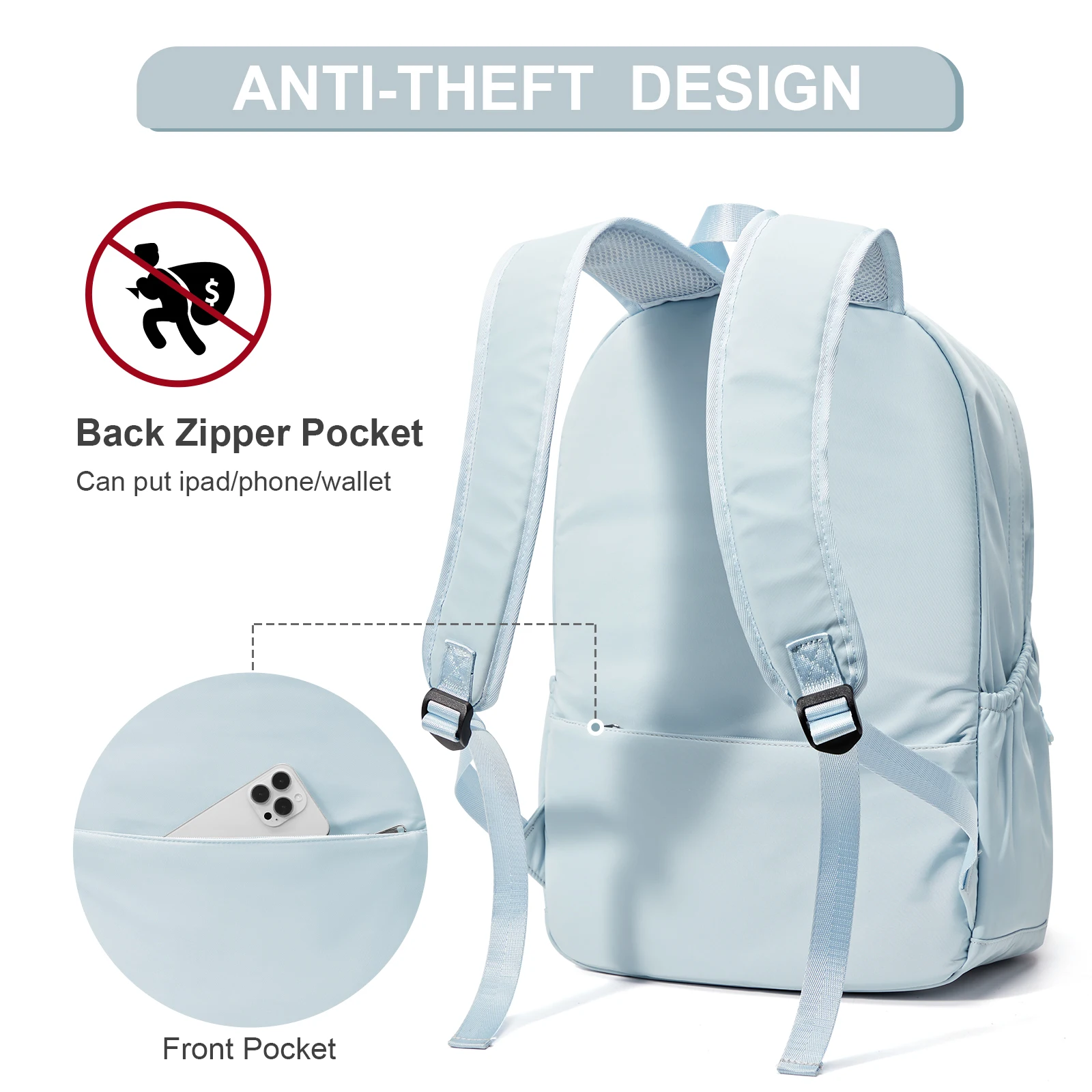 Легкий Нейлоновый Школьный Рюкзак Унисекс Для Учащихся Средних И Старших