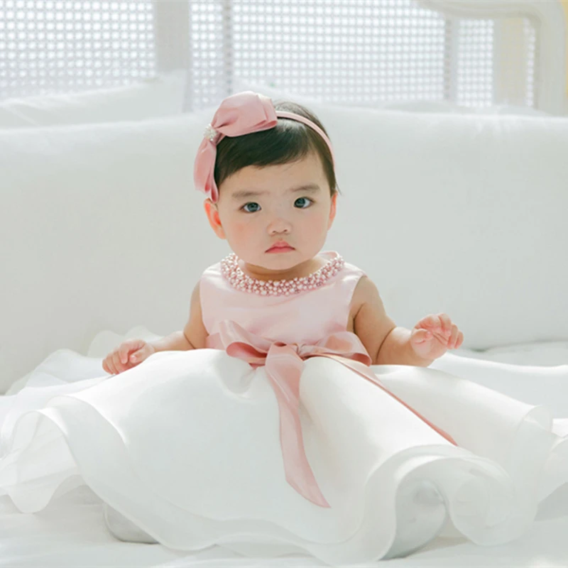 

1 Year Birthday Baby Girl Party Dress Baptism Infant Christening Gown Newborn Toddlers Bebes Kids Clothes 6 9 12 18 24 Months
