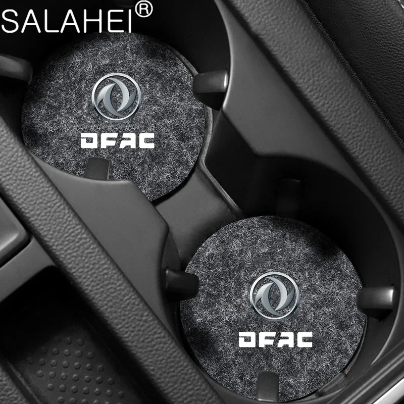

Car Leather Coaster Water Cup Pads For Dongfeng DFM AX7 H30 S30 DFSK SX5 SX6 AX4 Slot Non-Slip Mats Auto Interior Accessories