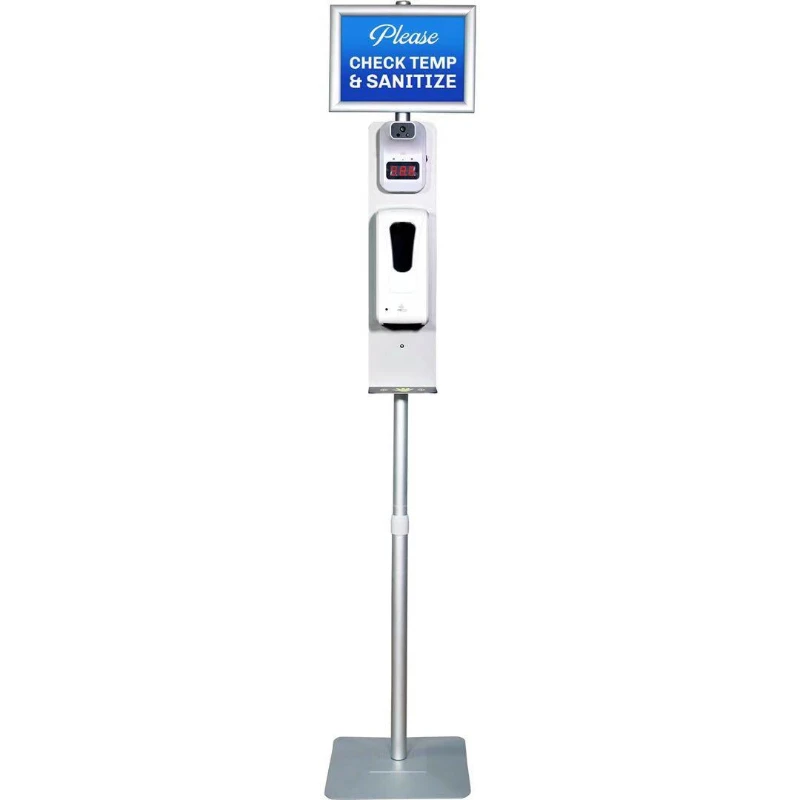 

hand sanitizer dispenser with temperature checking