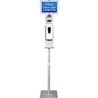 hand sanitizer dispenser with temperature checking