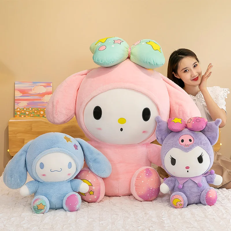 

Sanrio Kawaii аниме Cinnamoroll Kuromi Melody плюшевая игрушка большая кукла захват машина кукла подушка игрушки Kuromi дети для девочки подарки