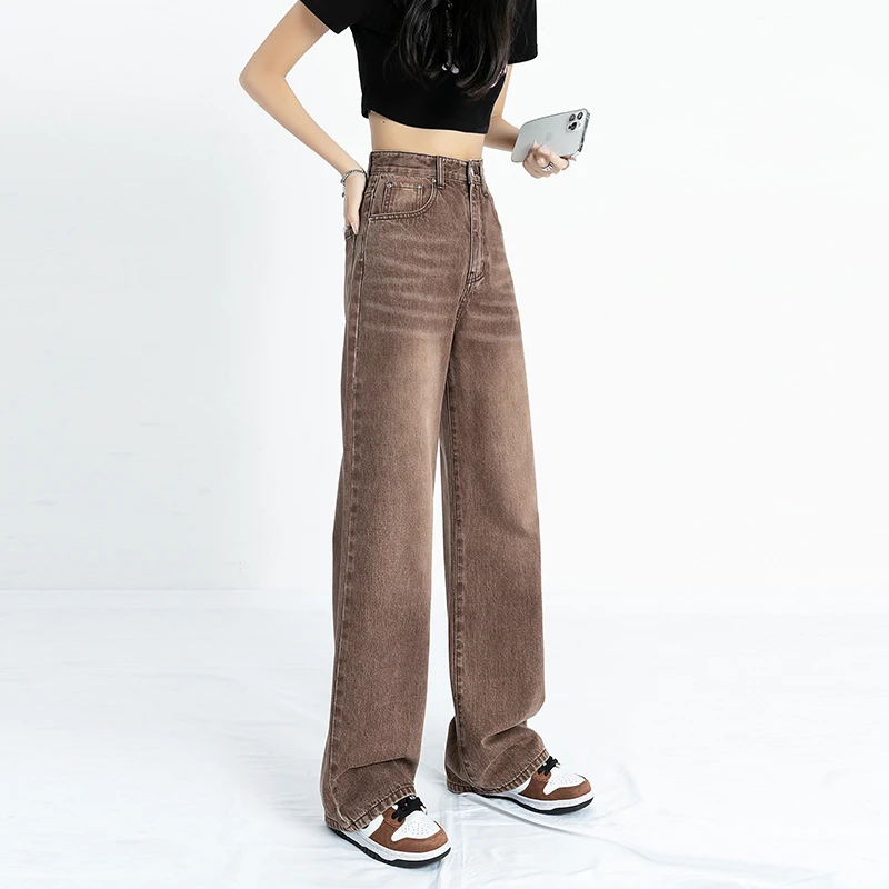 Женские свободные джинсы ZOENOVA зеленые винтажные уличные комбинезоны с широкими