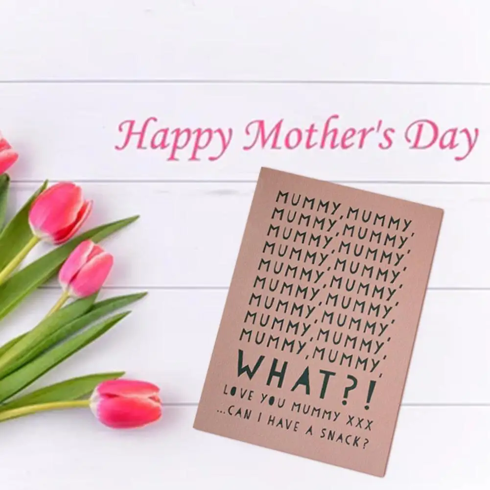 

Children's Mother's Day Rolly-polly Cards, Mother Card ,Mother's Day Card, Beautiful Greeting Card 2023 Newest Hot Sales
