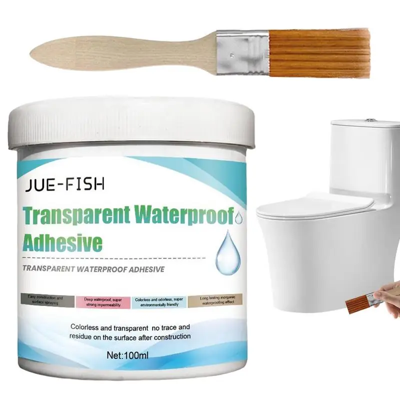 

Transparent Coating Agent Invisible Waterproof Agent Anti-Leak Nano Glue Roof Floor Transparent Tile Repair Seamless Sealant