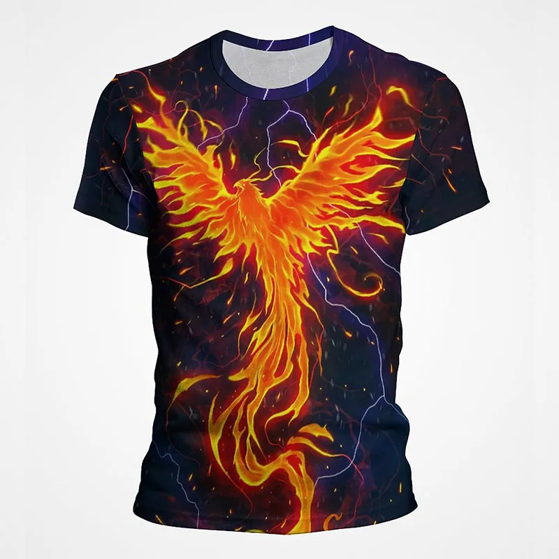 Новинка 2022 летняя крутая футболка для мужчин женщин и детей с 3D рисунком птицы