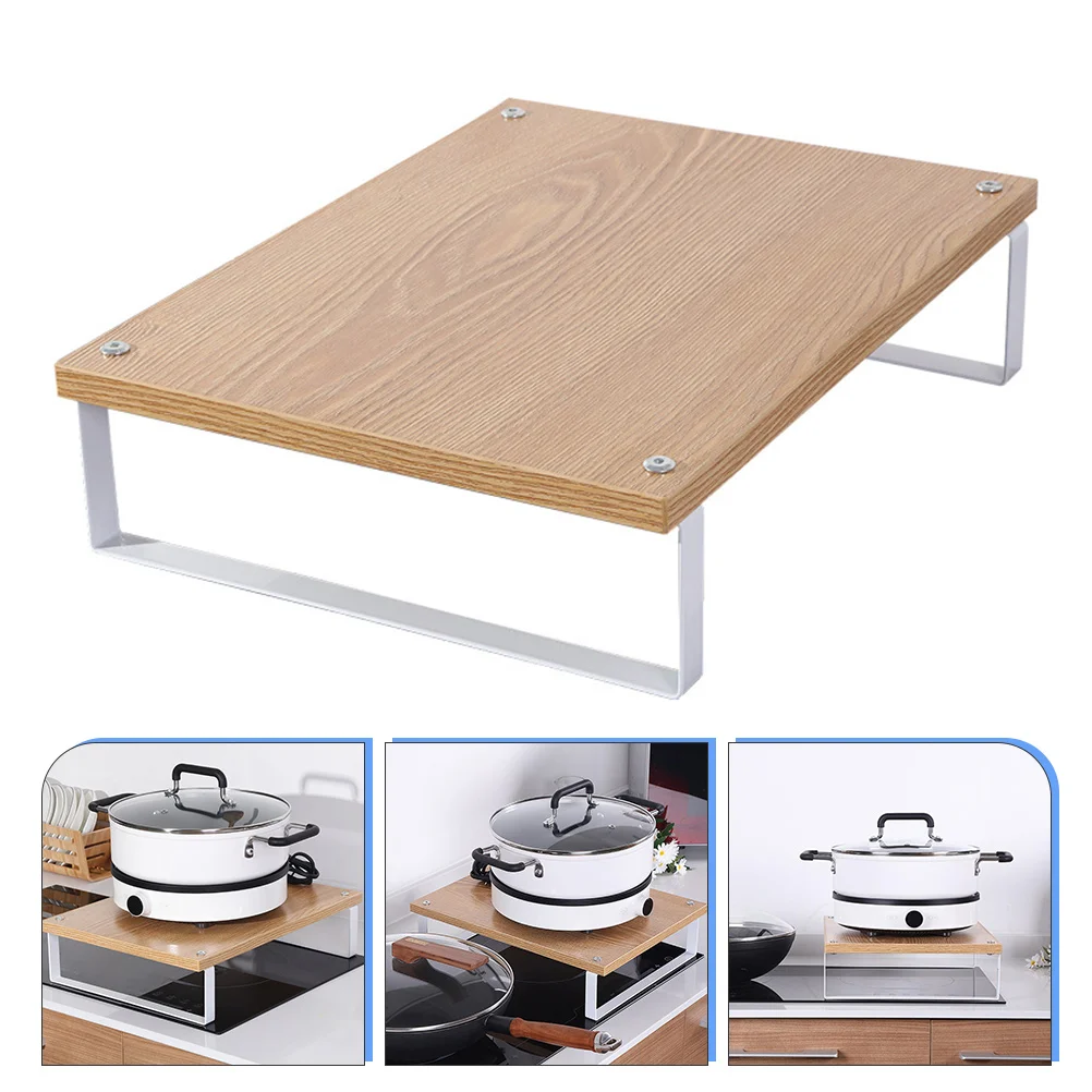 

Household Storage Rack Kitchen Desktop Storage Stand Induction Cooker Bracket