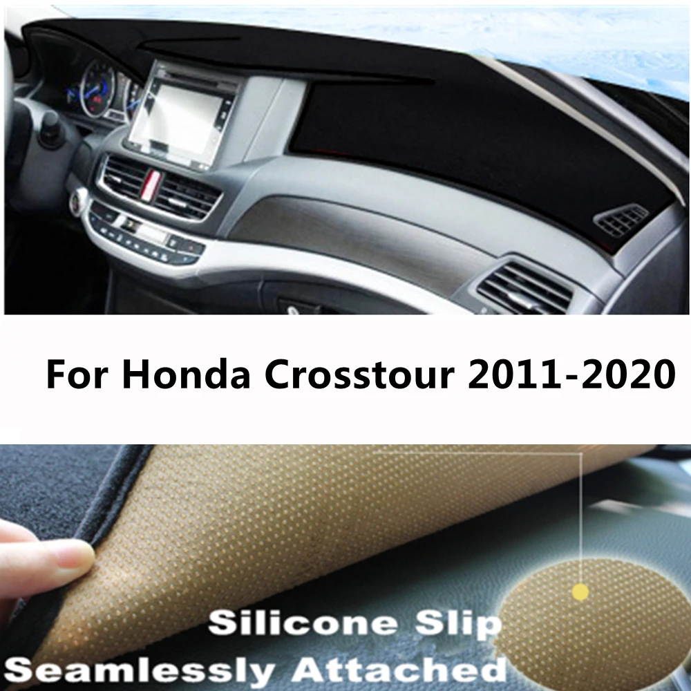 

SJ роскошный мягкий Противоскользящий под заказ внутренний автомобильный коврик для приборной панели солнцезащитный коврик для Honda Crosstour ...