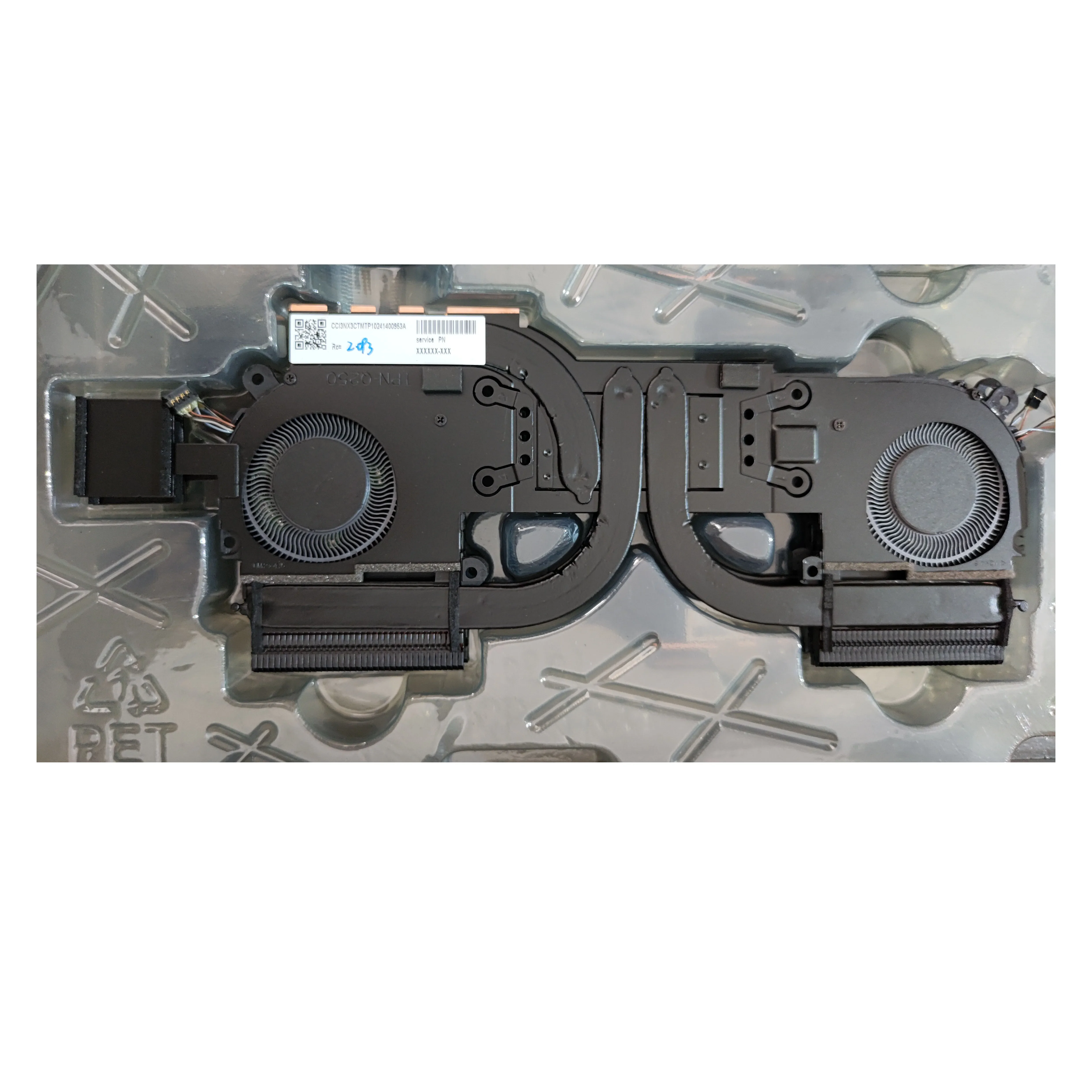 Для вентилятора HP Spectre X360 14-EA TPN-Q250 радиатора охлаждающей медной трубки