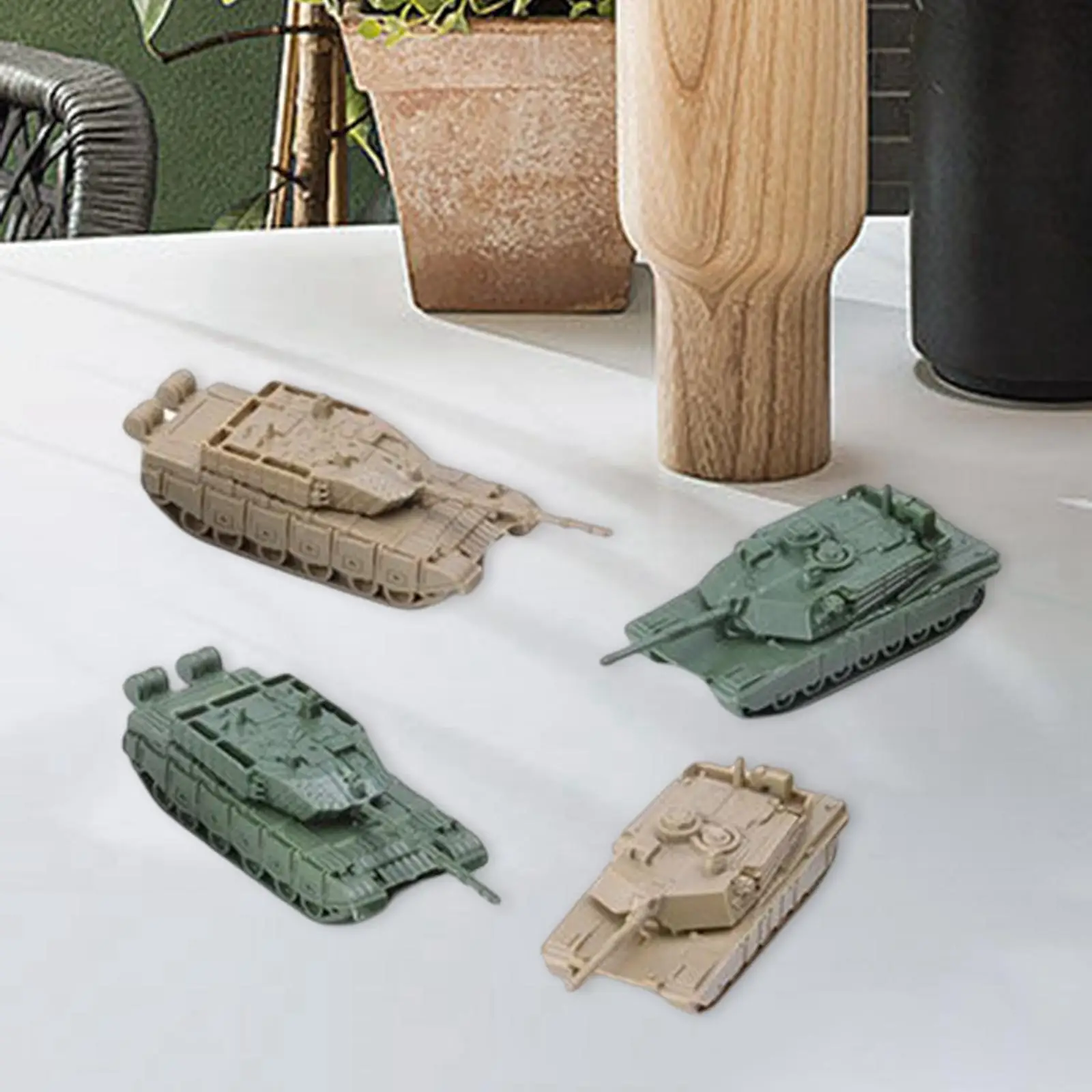 Модель танка в масштабе 1:144 скользящая стальная бусина 4D современная модель