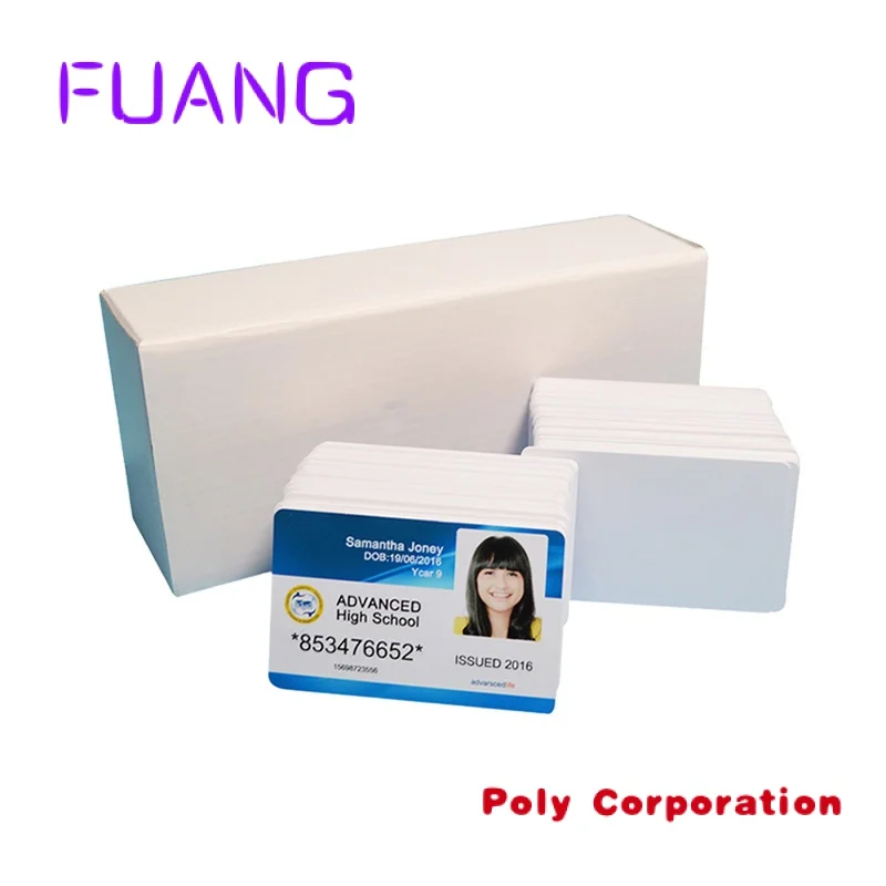 Direct Printing Inkjet PVC 86*54mm Membership VIP Blank PVC Card for Epson L805