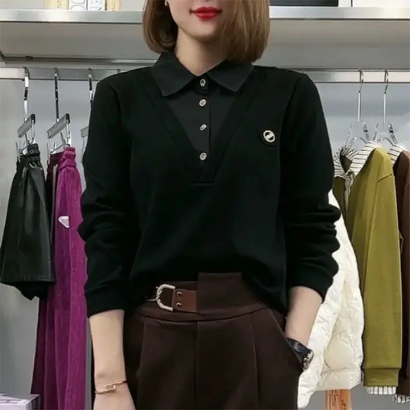 Осенне-зимний однотонный модный Повседневный свитер с длинным рукавом