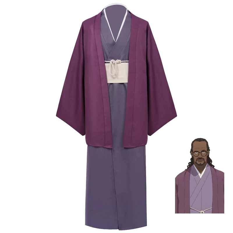 

Anime Cosplay Costume Lycoris Recoil Mika Cosplay Kimono Robes LycoReco Cafe Manager Outfit Men Inoue Takina Halloween