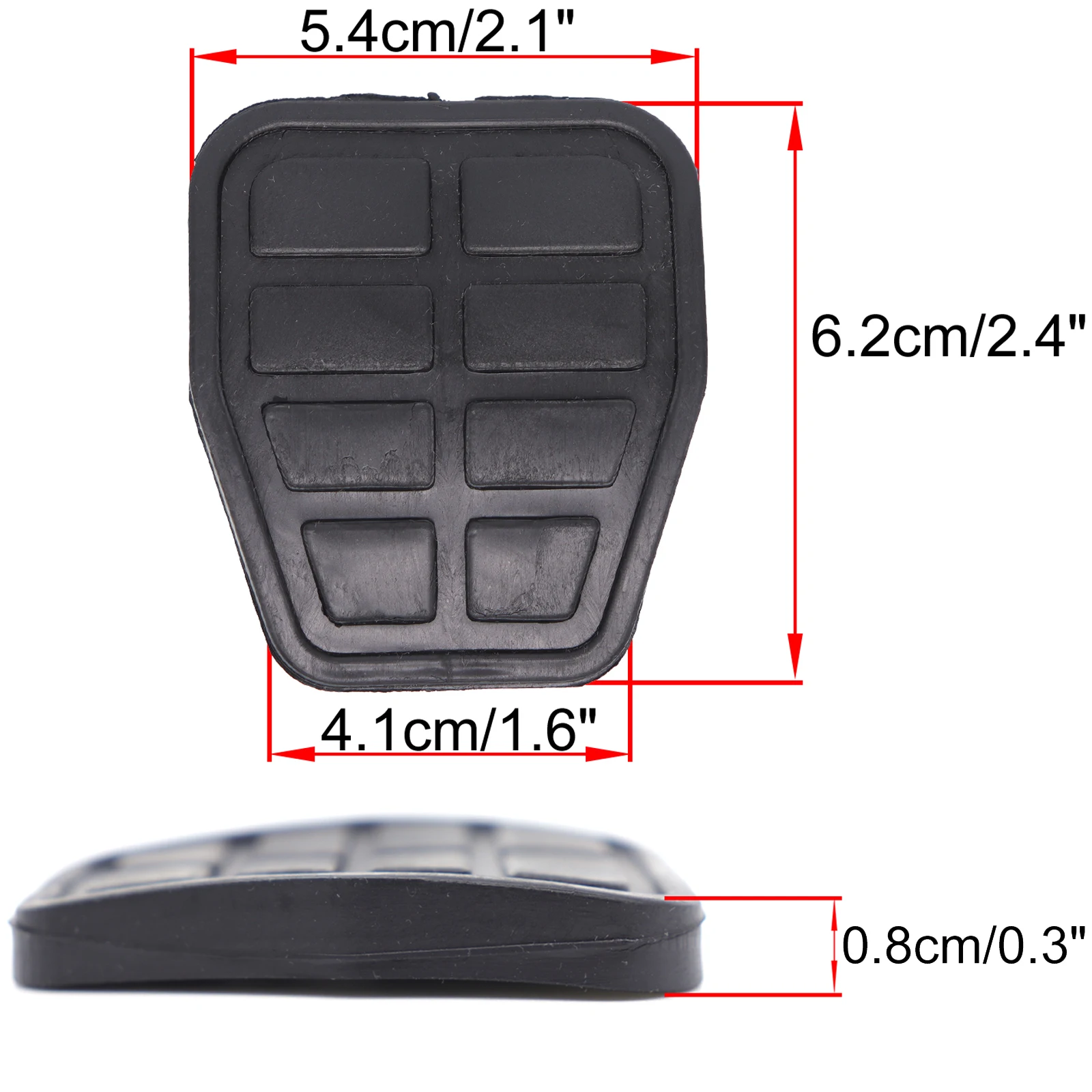 Резиновые накладки на педали тормоза сцепления для VW Lupo 6X 1997 1998 1999 2000 2001 2002 2003