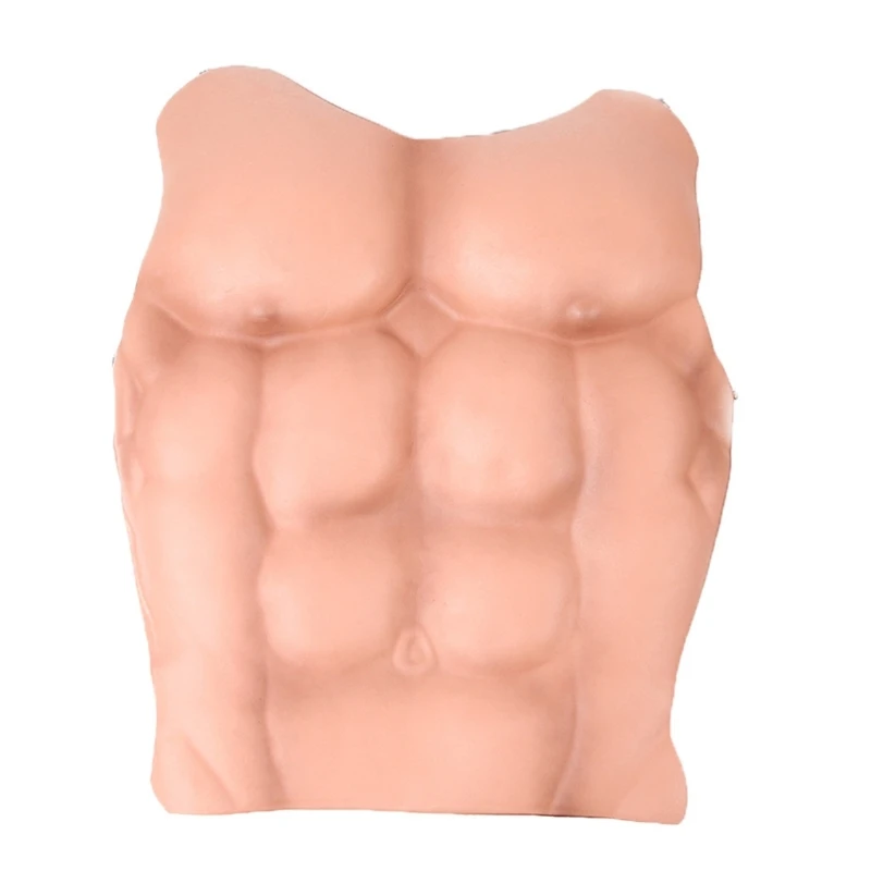 

Fake Muscle Chest Props Cosplays Makeup Costume Chest for Cosplays Party Fancy Dress Fake Muscle Prop Costume Accessory