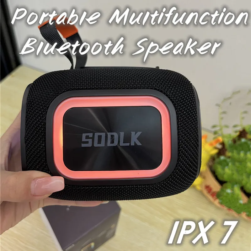 SODLK T26 высокомощный беспроводной динамик многофункциональная IPX7