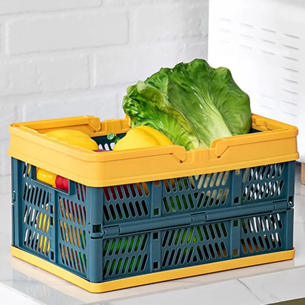 

Ящик для хранения, ящики для хранения, износостойкий Штабелируемый кухонный ящик для хранения с нагрузкой, органайзер с ручкой для домашнег...