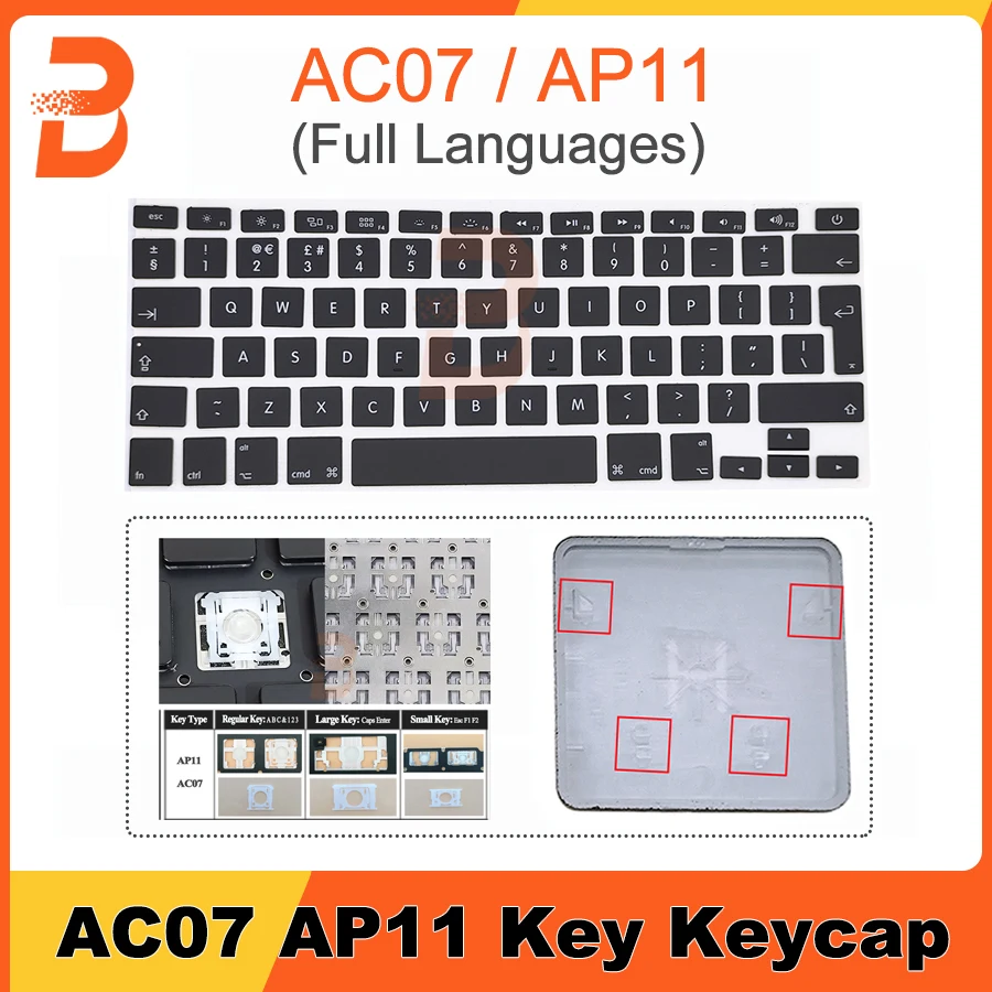 Новинка крышка для клавиш AC07 AP11 Macbook Air A1369 A1466 Pro Retina A1398 A1425 A1502 колпачки 2012 2013 2014 2015