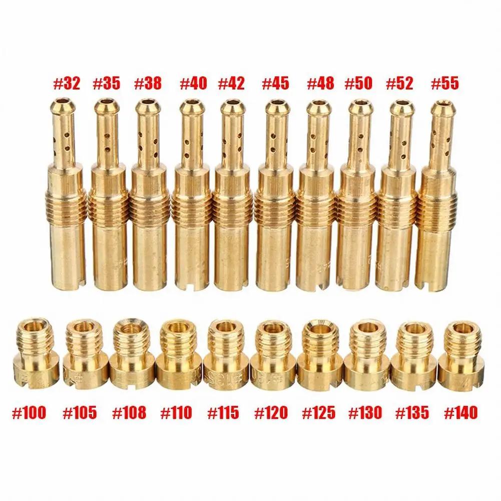 Carburetor Main Jet Main Nozzle Accessories For PWK/CVK/PE GY6 CVK Golden