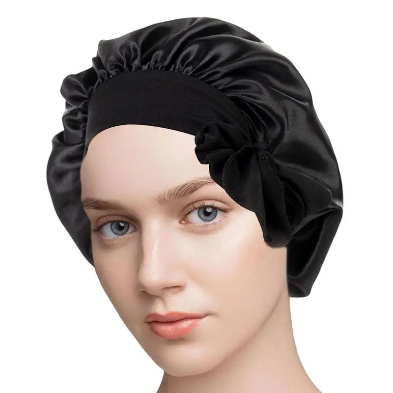 

Головной убор для сна, высокоэластичные головные уборы для сна, головной убор для сна, головные уборы с завязками для женщин, длинные вьющиеся волосы