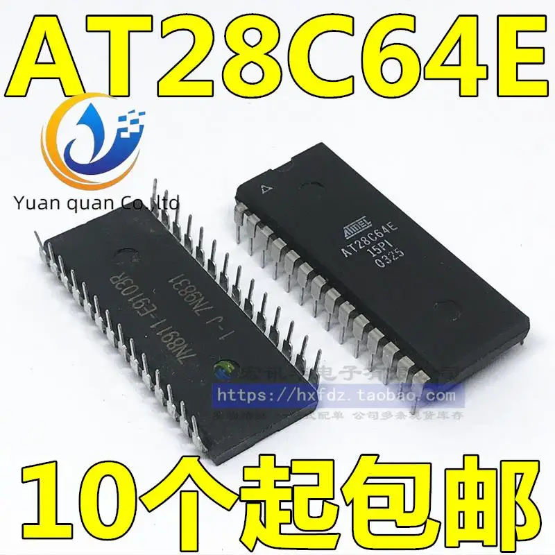 

10pcs original new AT28C64E-15PI AT28C64E-15PC AT28C64E DIP-28 memory