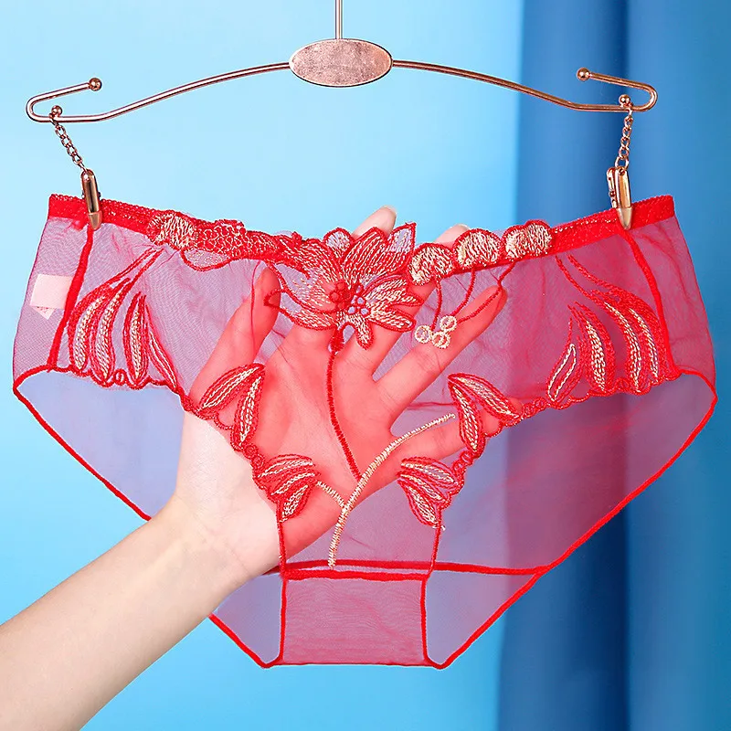Женские трусики 1 шт. ультратонкие Бесшовные прозрачные сетчатые нижнее белье