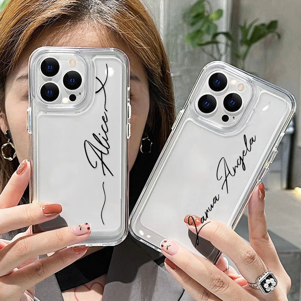 Персонализированный чехол с индивидуальным именем для Samsung S23 S22 Plus S24 Ultra S21 S20 FE S10