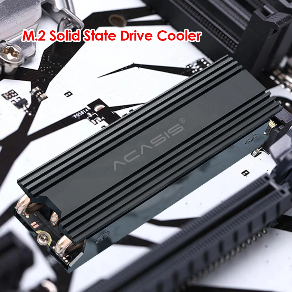 

Aluminum Alloy Copper 2280 SSD Heatsink Cooling Pad Heatsink Heat Dissipation Radiator M.2 Solid State Drive Cooler