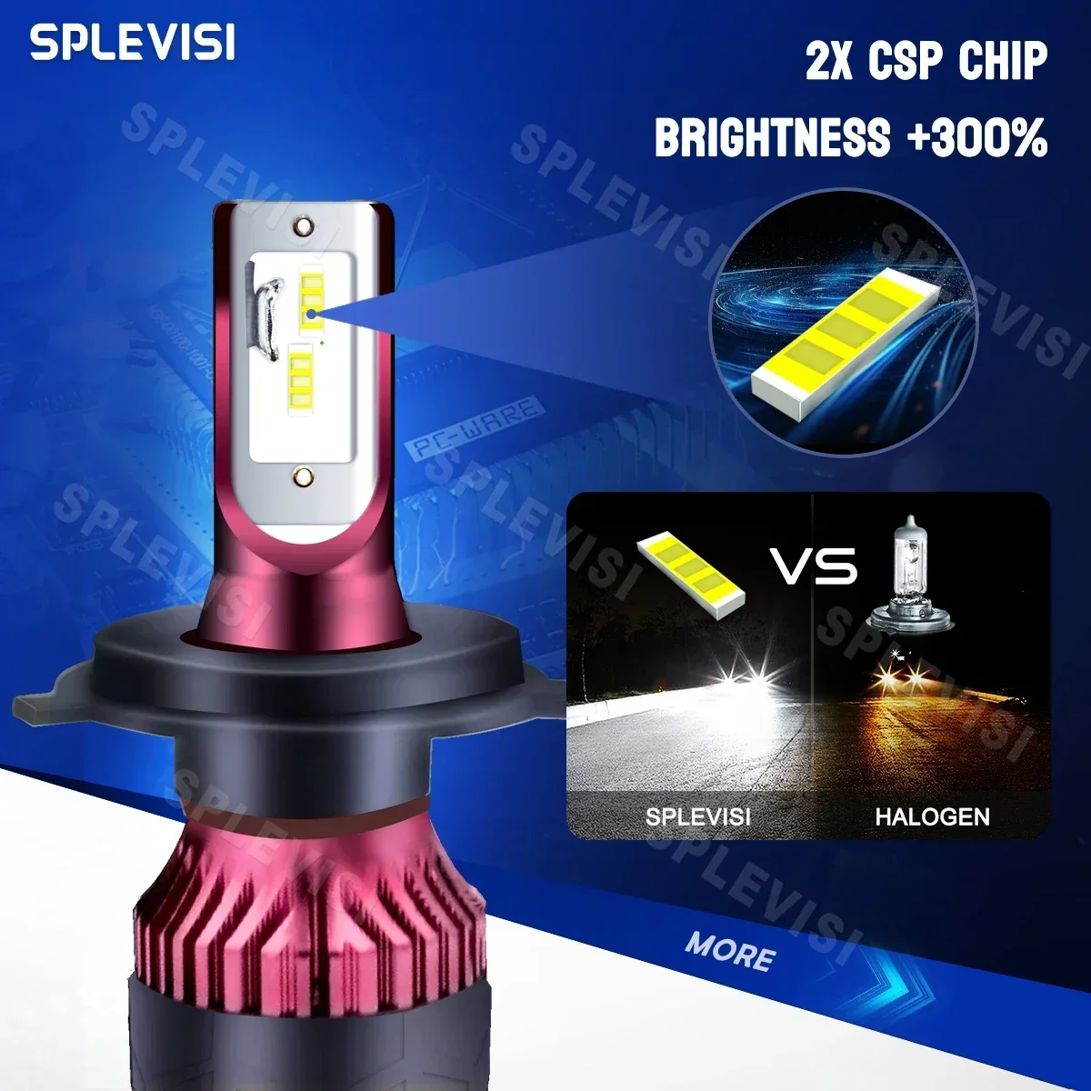 Сменные светодиодные фары дальнего света и ближнего комбинированные лампы