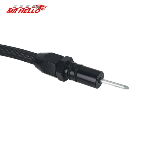 Трубка масляного щупа из нержавеющей стали с черным корпусом — совместима с щупом трансмиссии GM 4L80E LS LS1 LS3 LS6 LSX