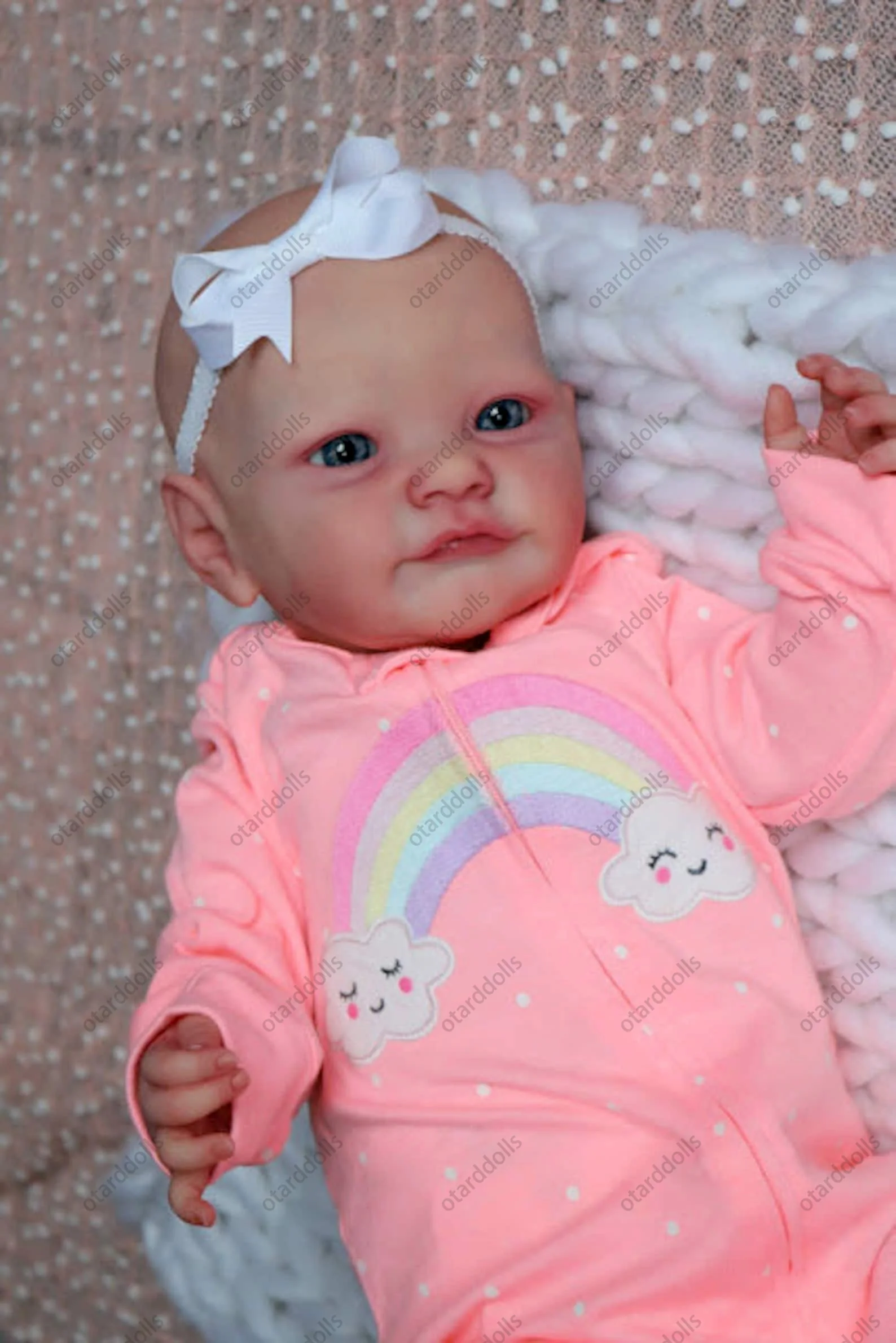 22-дюймовые окрашенные реалистичные куклы для новорожденных Lindo Bebe детей