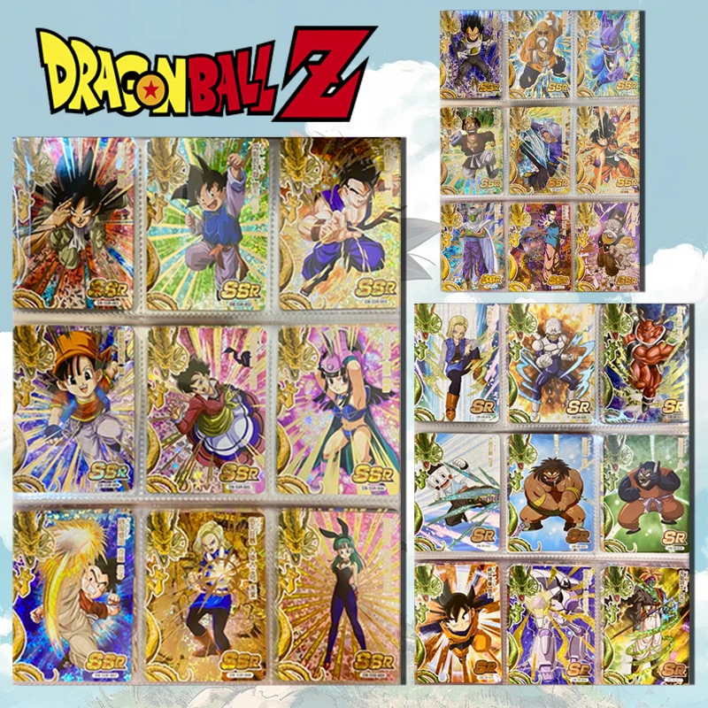 Dragon Ball SSR SR карта Сон Гоку бульма Чичи сон Гохан Android 18 Torankusu Beerus Коллекция игрушек