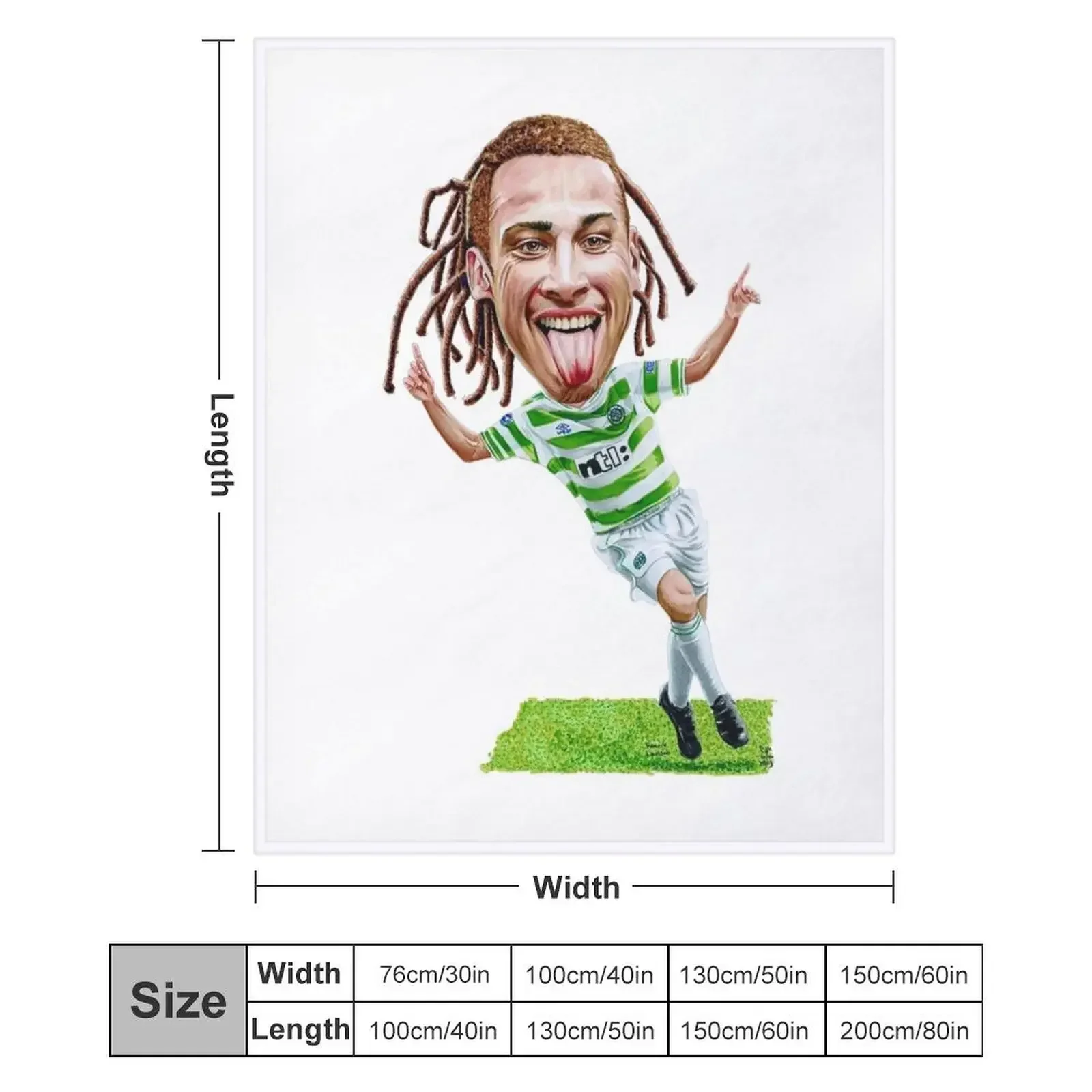 Хенрик Ларссон - кельтское одеяло из плюша