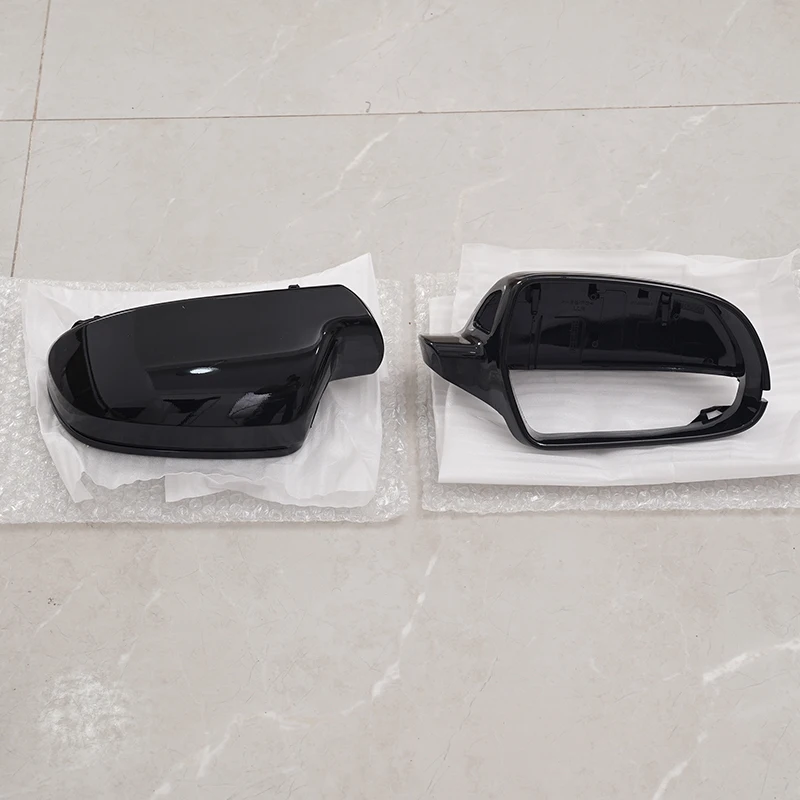 

1 пара крышек зеркала заднего вида с полостью помощи для Audi A4 B8.5 S4 2011-2016 A3 8P A5 S5 глянцевая черная крышка бокового зеркала