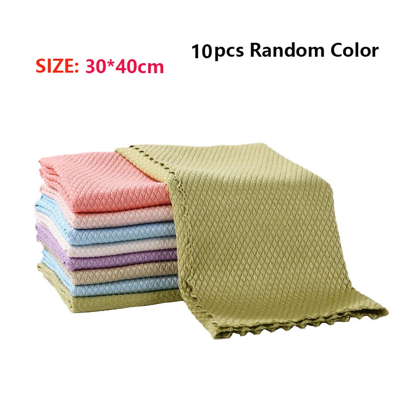 

Набор из 10/5 штук микрофибровых полотенец для кухни