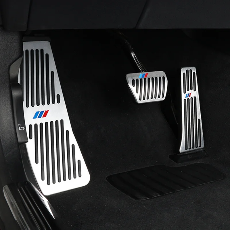 

Car Accelerator Brake Pedal Decoration Cover Rest Pedal Protection Accessories For BMW X1 X2 X3 X4 X5 X6 3 5 7 Series F10 F01