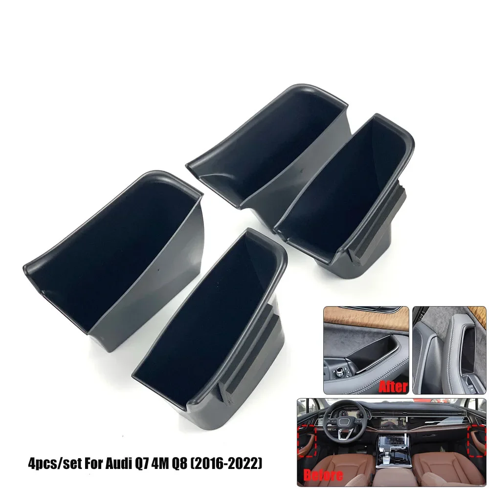 Для Audi A3 8V A4 A5 B8 B9 S5 A6 C7 S6 A7 4G S7 A8 S8 Q5 8R Q5L SQ5 Q7 4M Автомобильная дверная ручка для хранения перчаточного ящика, консоль, держатель для телефона