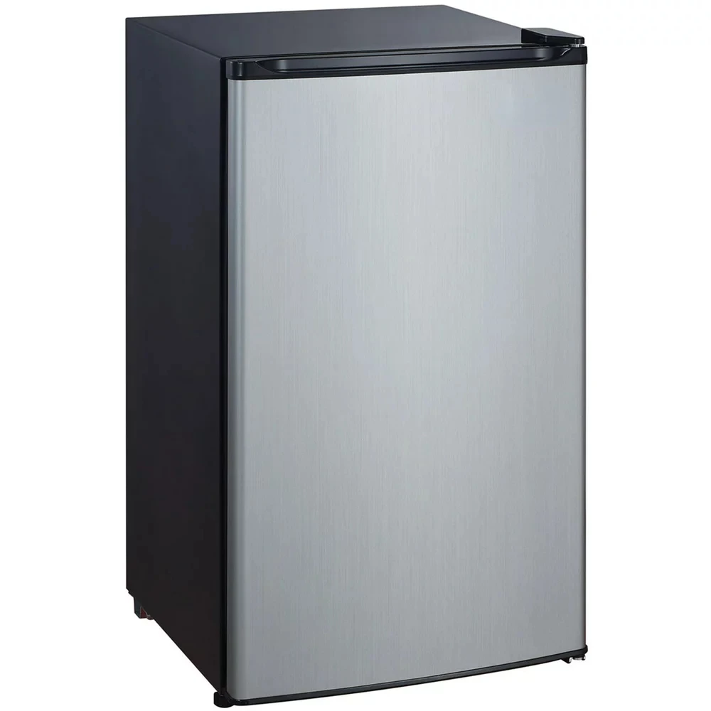

3,5 куб. Фут. Холодильник с Полноразмерным морозильным отделением и дверцей из нержавеющей стали