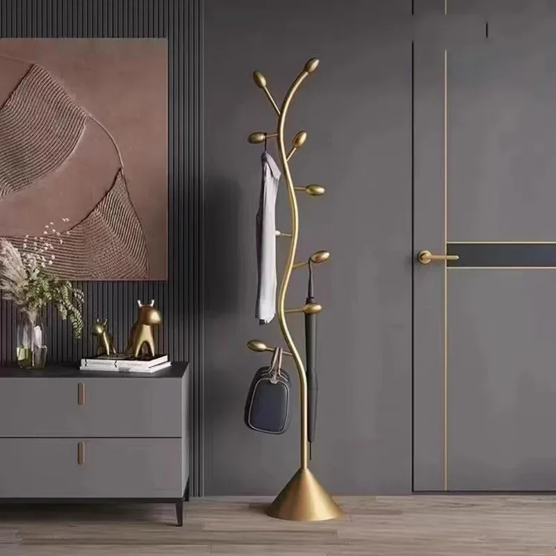 Черная минималистичная вешалка для одежды металлические напольные вешалки