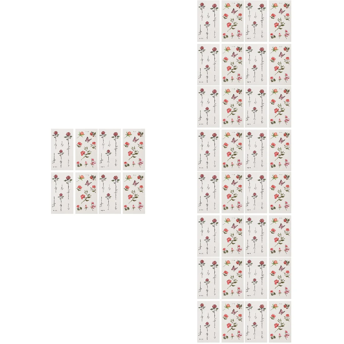 

100 Sheets Temporary Stickers Temporary for Kids