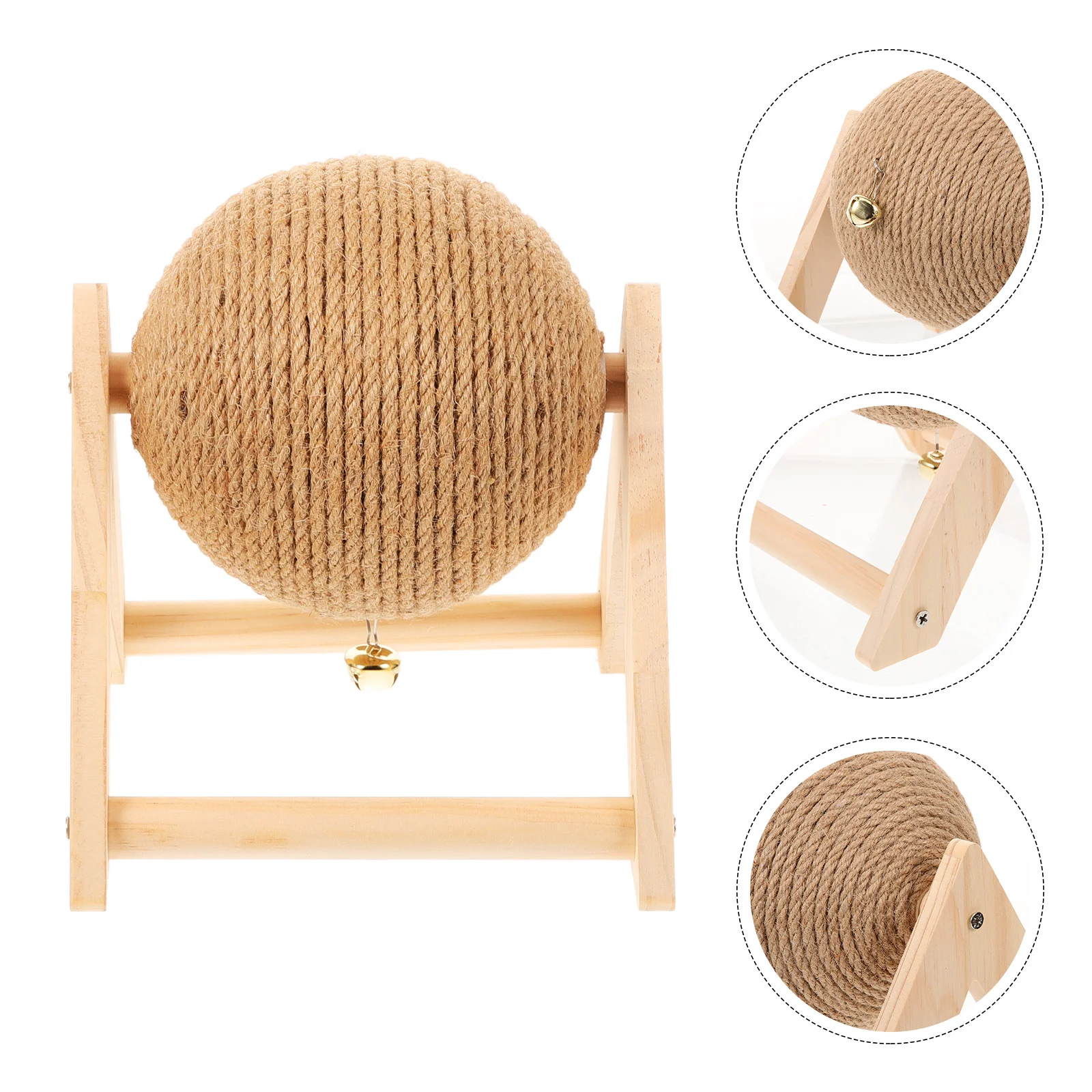 

Cat Scratching Ball Toy Board Room Stable Kitten Scratchers Supply Floor Stand