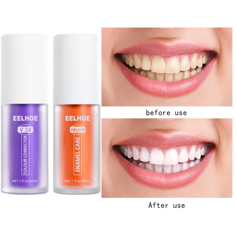 Teeth Whitening Toothpaste Removal Plaque Stains Color Correction Clean Fresh Breath Protect Gum Oral Hygiene Bleaching Products