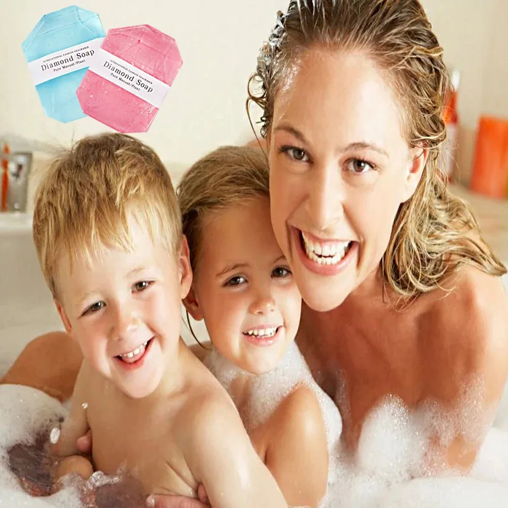 Мыло FlowWeek с гиалуроновой кислотой алмазным эфирным маслом мыло ручной работы из