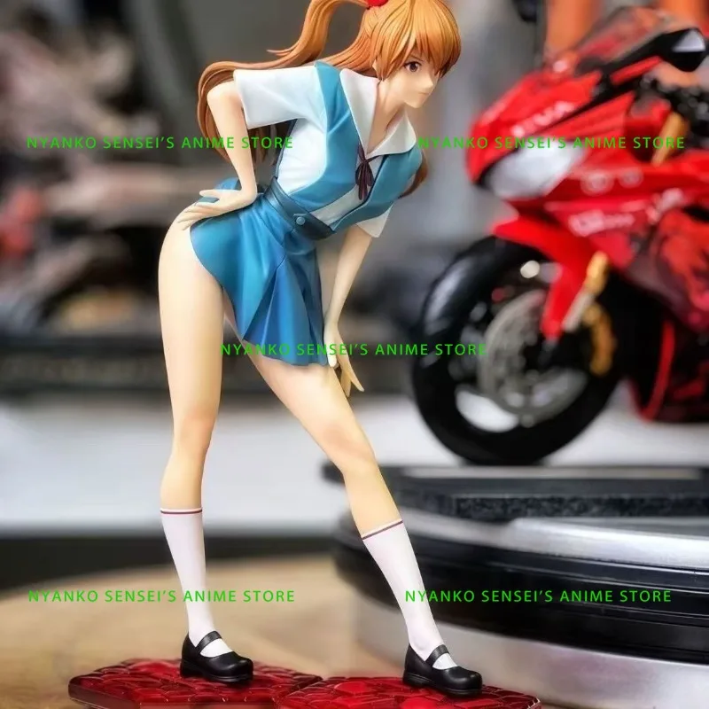 Фото В наличии NEON GENESIS EVANGELION EVA Asuka Новый стиль Школьная форма GK China Ver. Фигурки Модели Аниме Игрушки Куклы Коллекция №5