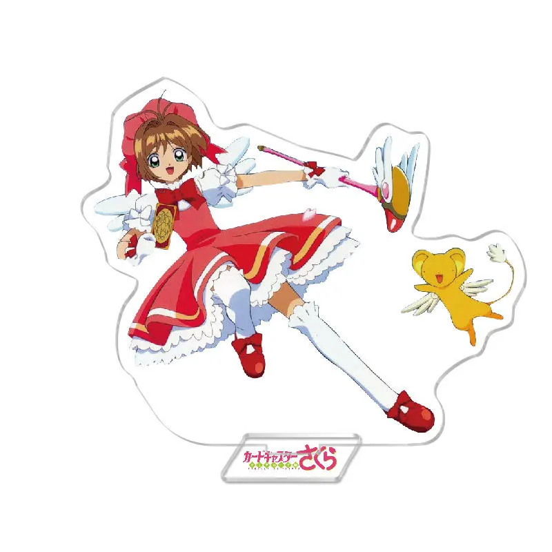 

Экшн-фигурки из аниме Cardcaptor Sakura CCS Sakura Tomoyo Shaoran Cardcaptors, акриловые модели подставок, настольное украшение, стоячий знак