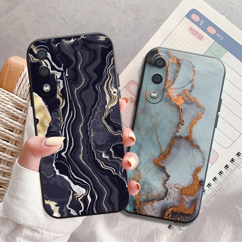 

Marble Pattern Phone Case For Samsung Galaxy A01 A02 A10 A10S A20 A22 4G 4G 5G A31 Funda Liquid Silicon Black Carcasa Soft