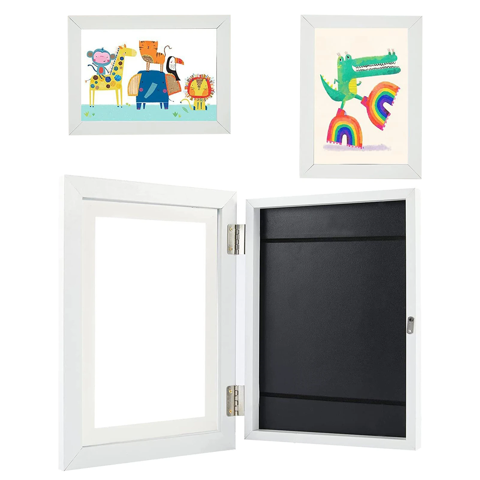 Сменная детская настенная рамка формата А4 с возможностью открытия спереди